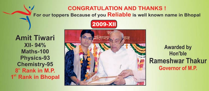 Yours Reliable Institute for 9th class coaching in bhopal